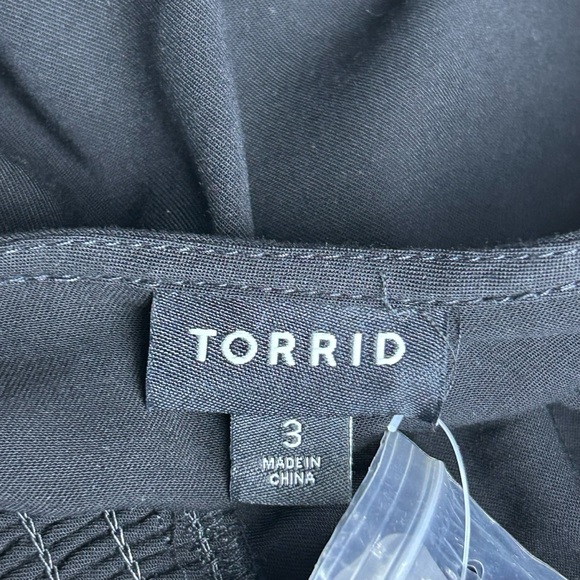 TORRID Black Maxi Dress Sz 3X Smocked Waist Pockets Stretch Whimsigoth Cottage - Picture 13 of 16